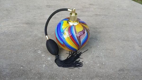 Frasco Murano bola arco-íris
