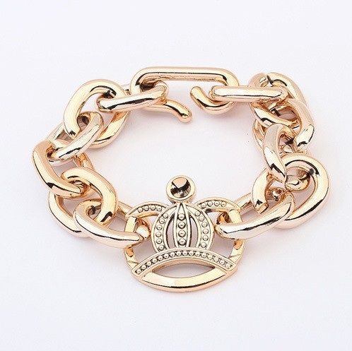 Pulseira corrente e coroa
