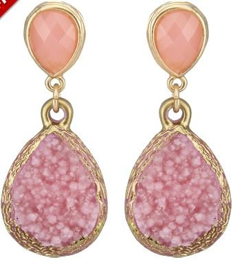 Par de brincos rosa